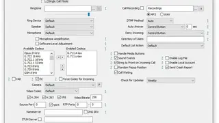 MicroSIP screenshot