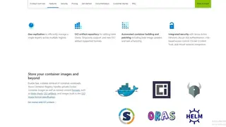 Microsoft Azure Container Registry screenshot