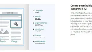 Microsoft Cognitive Services screenshot