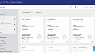 Microsoft Data Catalog screenshot
