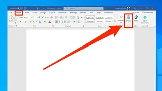 Microsoft Dictate screenshot