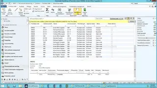 Microsoft Dynamics AX screenshot