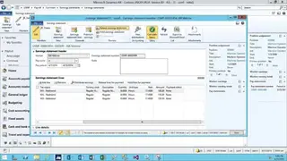 Microsoft Dynamics AX screenshot