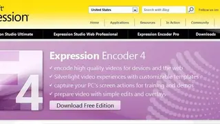 Microsoft Expression Encoder screenshot