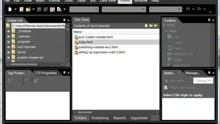 Microsoft Expression Web screenshot
