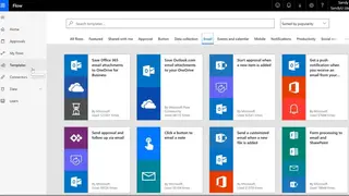 Microsoft Flow screenshot