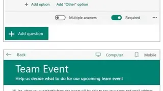 Microsoft Forms screenshot