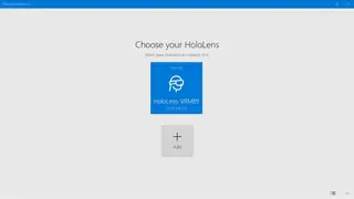 Microsoft Hololens screenshot