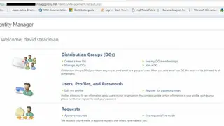 Microsoft Identity Manager screenshot