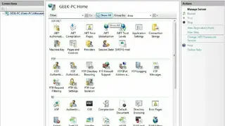 Microsoft IIS screenshot