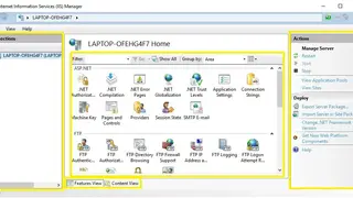 Microsoft IIS screenshot