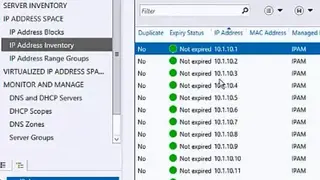Microsoft IP Address Management Server screenshot
