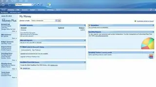 Microsoft Money Plus Sunset screenshot
