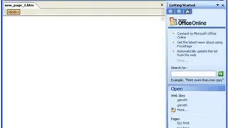 Microsoft Office – FrontPage screenshot