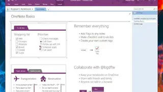 Microsoft OneNote screenshot