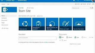 Microsoft SharePoint screenshot