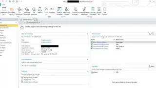 Microsoft Sharepoint Designer screenshot