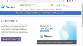 Microsoft Silverlight screenshot