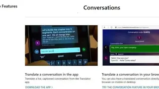 Microsoft Translator screenshot