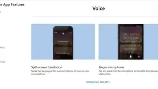 Microsoft Translator screenshot