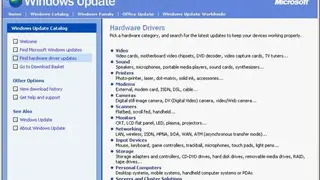 Microsoft Update Catalog screenshot