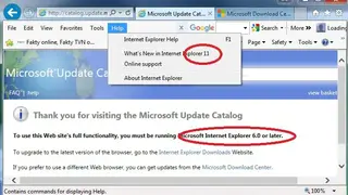 Microsoft Update Catalog screenshot