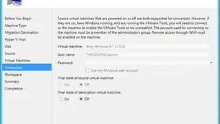 Microsoft Virtual Machine Converter screenshot