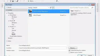 Microsoft Visual Studio Express screenshot