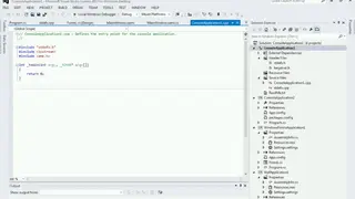 Microsoft Visual Studio Express screenshot