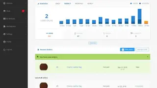 Microweber screenshot