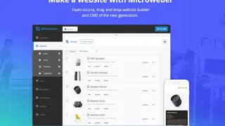 Microweber screenshot