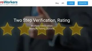 Microworkers screenshot