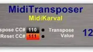MidiTransposer screenshot