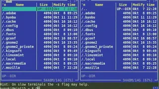 Midnight Commander screenshot