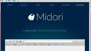 Midori screenshot