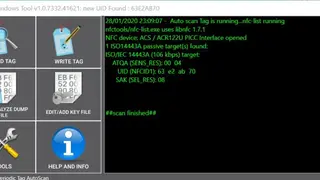 Mifare Windows Tool – MWT screenshot