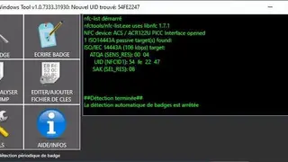 Mifare Windows Tool – MWT screenshot