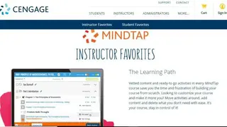 MindTap screenshot
