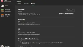 Minecraft Launcher screenshot