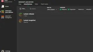 Minecraft Launcher screenshot