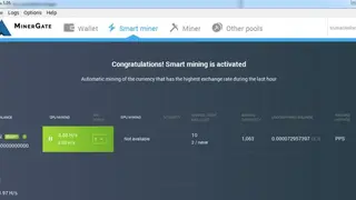 MinerGate screenshot