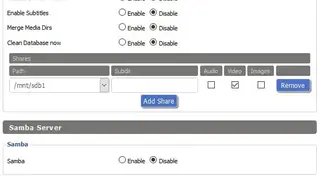 MiniDLNA screenshot