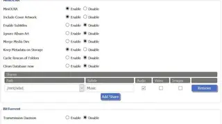 MiniDLNA screenshot