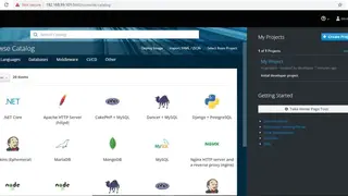 Minishift screenshot