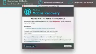 MiniTool Mobile Recovery screenshot