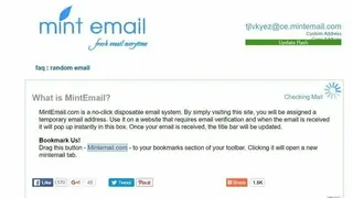 MintEmail screenshot