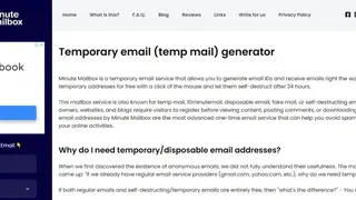 Minute Mailbox screenshot