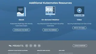 Mirantis Kubernetes Engine (formerly Docker Enterprise) screenshot