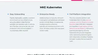Mirantis Kubernetes Engine (formerly Docker Enterprise) screenshot