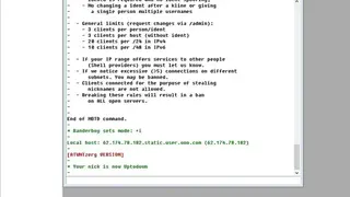 mIRC screenshot